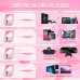 Наушники игровые с ушками кошачьими ONIKUMA X11 Gaming CAT with LED фиолетовые
