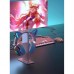 Наушники игровые с ушками кошачьими ONIKUMA X11 Gaming CAT with LED фиолетовые