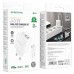 Зарядное устройство BOROFONE BN10 65w 2 порта Type-C и USB-A белое