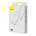 Хаб разветвитель Baseus Lite Series 4 портовый USB-C - 4 USB-A 3.0  25 см (WKQX030301)