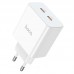 Зарядное устройство - адаптер питания сетевой HOCO C108A Leader 2 порта USB-C 35W