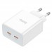Зарядное устройство - адаптер питания сетевой HOCO C108A Leader 2 порта USB-C 35W