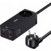 Зарядный адаптер блок Baseus 65W GaN3 Pro Desktop Powerstrip + кабель PSZM000901 черный