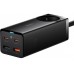 Зарядный адаптер блок Baseus 65W GaN3 Pro Desktop Powerstrip + кабель PSZM000901 черный