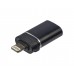 Переходник YHL-T3 USB 3.0 AF - Lightning male OTG для айфонов адаптер