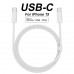 Кабель скоростной Foxconn USB-C USB-C для iPhone 15 60 W белый