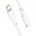 Кабель HOCO X93 240W USB-C - USB-C 2 метра белый