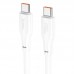 Кабель HOCO X93 240W USB-C - USB-C 2 метра белый