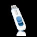 Флеш накопитель A-Data Classic C008 64ГБ USB 2.0 белый с голубым
