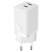 Блок зарядное устройство Baseus GaN5 Pro Wall charger 2 Type-C 40W (CCGP180102) белое