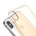 Чехол Baseus для iPhone Xs Max Simplicity Прозрачный Золотой (ARAPIPH65-A0V)