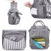 Сумка-рюкзак для мамы Zupo Crafts + компактный пеленальный матрасик