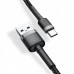 Кабель Baseus Cafule USB 2.0 to Type-C 3A 1 метр кевларовая оплетка (CATKLF-BG1)