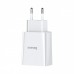 Сетевое зарядное устройство Baseus Speed Mini Dual USB 10.5W Белый (CCFS-R02)