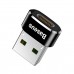 Переходник адаптер 5 ампер - Baseus Female Type-C to USB Черный (CAAOTG-01)