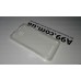 Бампер накладка силиконовая Lenovo A1900 бело-прозрачная