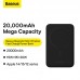 Внешний акумулятор Baseus Magnetic Mini Wireless Power Bank 20000mAh PPCX150001 черный