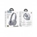 Наушники беспроводные накладные Bluetooth HOCO W46 Light blue gray