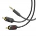 Кабель rca - 3.5mm HOCO UPA28 переходник адаптер