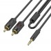 Кабель rca - 3.5mm HOCO UPA28 переходник адаптер