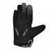 Велоперчатки зимние Grey's с пальцами и гелевыми вставками, черные L GR18413