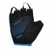 Велоперчатки детские Grey's с короткими пальцами и гелевыми вставками, сине-черные (размер 13-14) GR18725