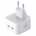 Зарядное устройство XO L102 35W 2 порта type-C + кабель Type-C - Lightning