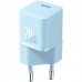Зарядное устройство Baseus GaN 5 Fast Charger (mini) 20W (CCGN050103) 1 Type-C голубое