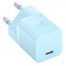 Зарядный адаптер быстрый Baseus GaN 5 FC mini USB-C 30W (CCGN070603) голубой