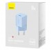 Зарядный адаптер быстрый Baseus GaN 5 FC mini USB-C 30W (CCGN070603) голубой