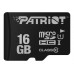 Карта памяти Patriot microSDHC LX Series 16 GB Class 10 с адаптером СД