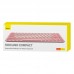 Клавиатура беспроводная 3 диапазонная Baseus K01A Wireless Tri-Mode Keyboard розовая
