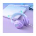 Наушники Bluetooth с подсветкой ONIKUMA B90 Gaming CAT with LED фиолетовые