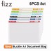 Папки для бумаг Xiaomi Fizz File Office Storage Bag A4 Buckle Type File Bag 6 Pack (FZ103007)