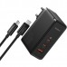 Зарядное устройство блок и кабель 240W - Baseus GaN 5 Pro 160W 1U+2C (P10110825113-00) черное