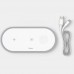 Зарядное 2-в-1 для iPhone + Apple Watch - HOCO CW54 кабель + беспроводное 1.2 метра белое