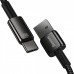 Кабель Baseus Tungsten Gold Fast Charging 100W USB-A to USB-C 2 метра черный