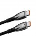 Кабель USB Type-C Baseus Glimmer Series Type-C to Type-C 100W 1m (CADH000701) черный