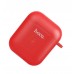 Беспроводное зарядное устройство для наушников AirPods - Hoco CW22 Wireless charging case красное
