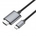 Кабель конвертер Type-C to HDMI - Hoco UA27 HD on-screen cable