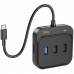 Конвертер хаб Hoco HB38 Easy link 7-in-1 Multiport адаптер (HDTV + SD / TF + USB3.0 + USB2.0*2 + PD 100W)