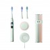 Зубная электрощетка Oclean X Ultra Set - набор с 3 насадками и футляром зеленая
