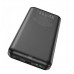 Портативный аккумулятор HOCO J102 Cool figure (10000mAh) с быстрой зарядкой черный