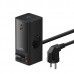 Зарядное устройство Baseus PowerCombo Digital PowerStrip 65W удлинитель с кабелем черный