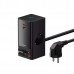 Зарядное удлинитель Baseus PowerCombo Digital PowerStrip 2AC+1U+1C+Retractable-C 65W 150 см