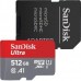Карта памяти SanDisk microSDXC  Ultra 512 GB Class 10 A1 150Mb/s (SDSQUAC-512G-GN6MA)