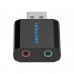Внешняя звуковая карта Vention USB External Sound Card (VAB-S17-B) - адаптер