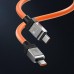 2 метровый кабель Baseus CoolPlay Series Type-C to Type-C 100W оранжевый