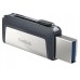 Флеш накопитель юсб-с USB 3.1 SanDisk Ultra Dual Type-C 128Gb (150 Mb/s)