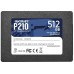 Накопитель ССД - SSD Patriot P210 512GB 2.5"  SATAIII 3D QLC